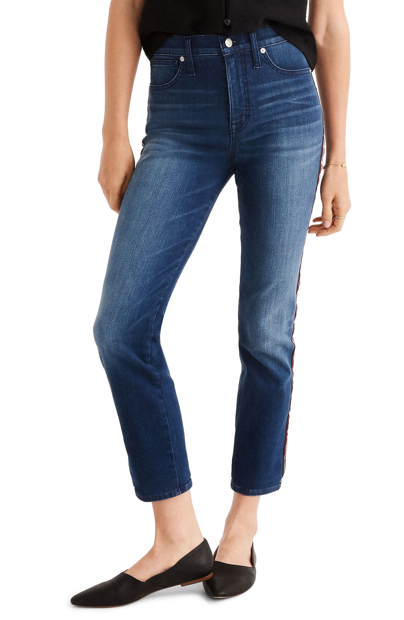 plus size tuxedo jeans