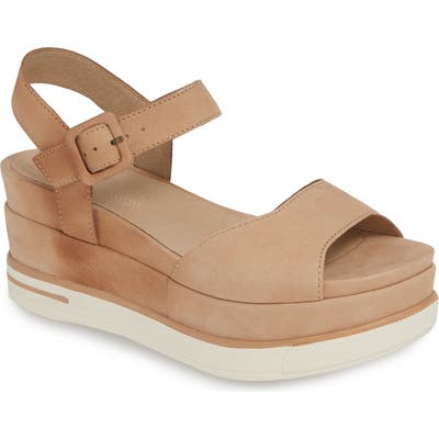 Eileen Fisher Brey Platform Sandal, Beige