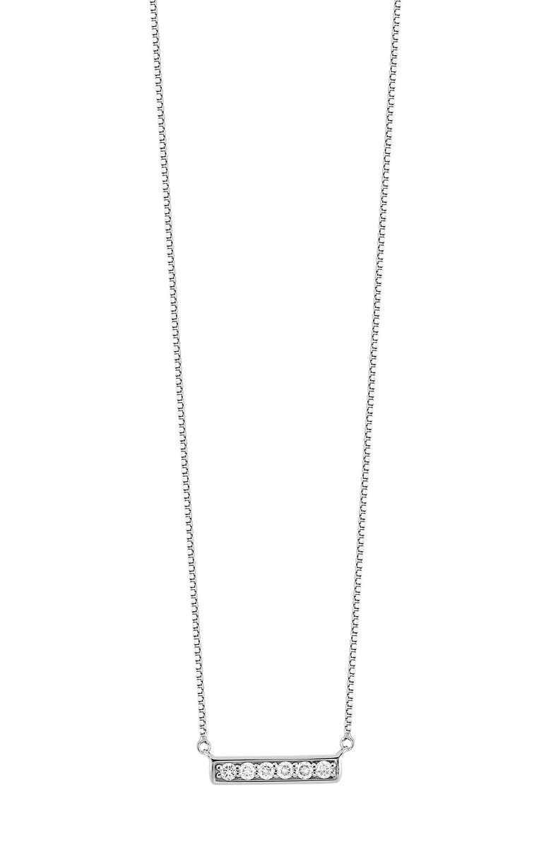 Bony Levy Gatsby 18K White Gold Diamond Bar Pendant Necklace - 0.06 ctw ...