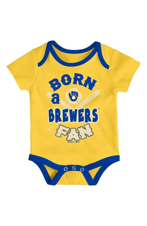 New York Mets Newborn & Infant Royal Little Champ Three-Pack Bodysuit, Bib  & Booties Set