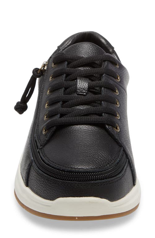 Shop Billy Footwear Comfort Lo Zip Around Sneaker In Black/white
