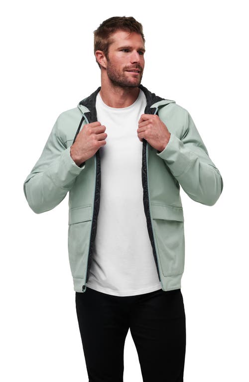 Shop Travismathew Scenic Road Hooded Jacket In Jadeite