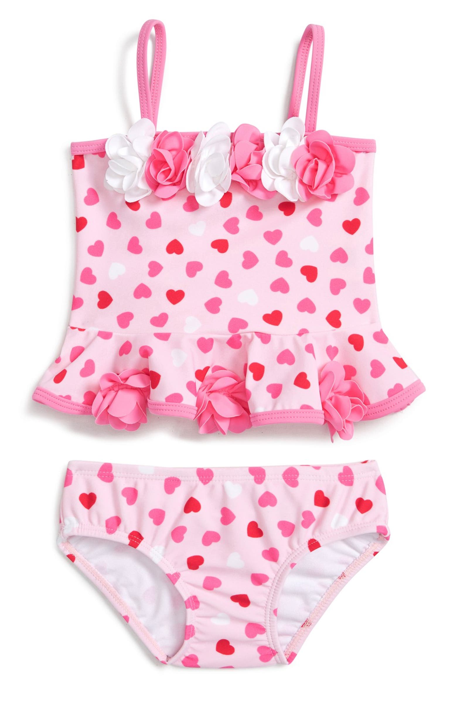Kate Mack 'Be Mine' Two-Piece Swimsuit (Baby Girls) | Nordstrom