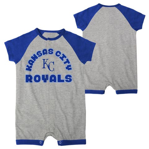 Kansas City Royals Majestic Newborn & Infant Home Cool Base Jersey Romper -  White