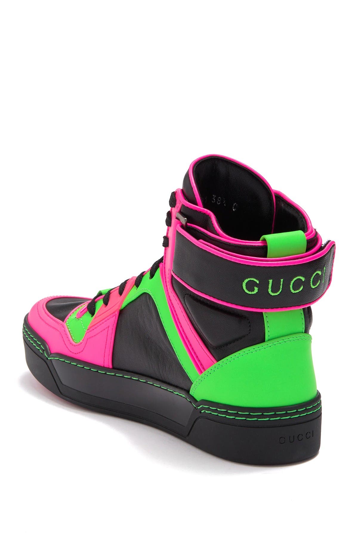 GUCCI Basketball Fluo Leather High Top Sneaker Nordstrom Rack