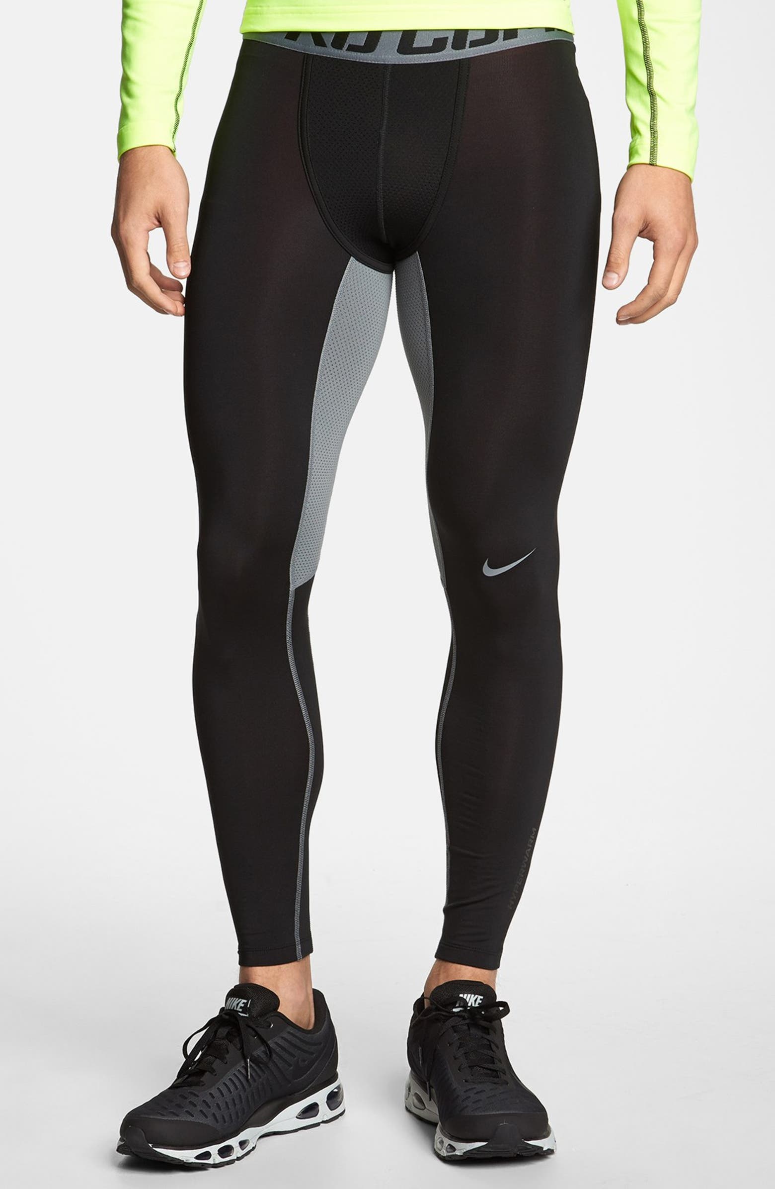 Nike Hyperwarm Dri-FIT Max Compression Athletic Leggings (Regular ...