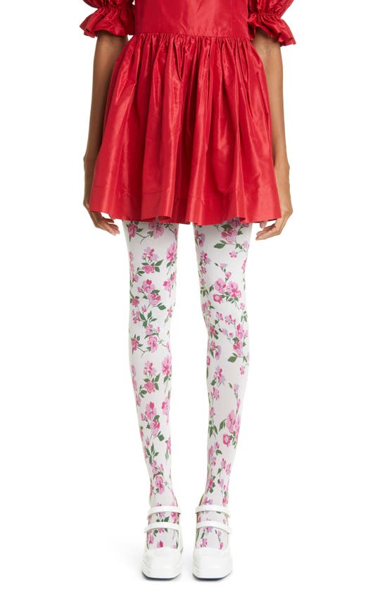 CAFE FORGOT X ZEPHERINA FOUND AT THE TOP OF THE MOUNTAIN FLORAL TIGHTS