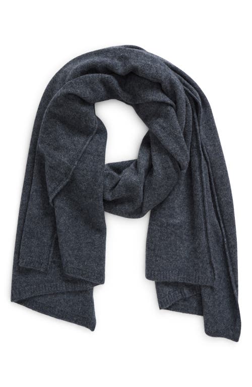 Shop Nordstrom Cashmere Scarf In Charcoal Grey Heather