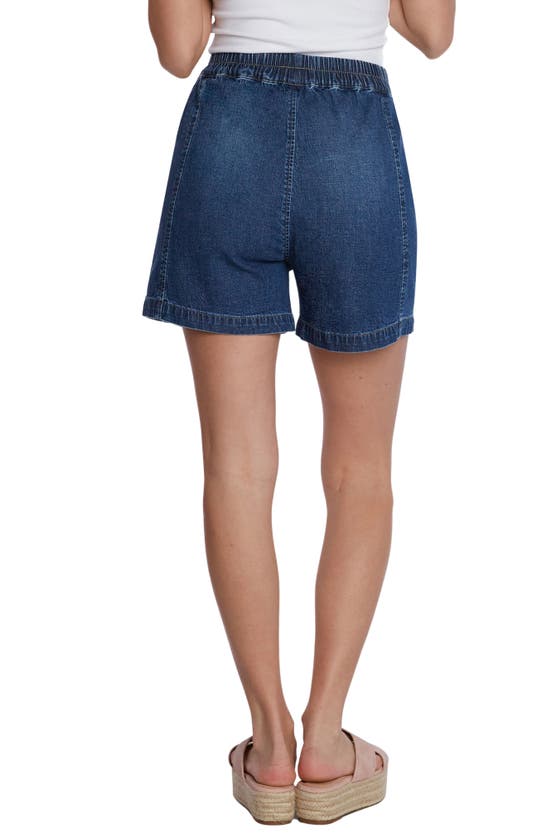 WASH LAB DENIM WASH LAB DENIM PULL-ON DENIM SHORTS