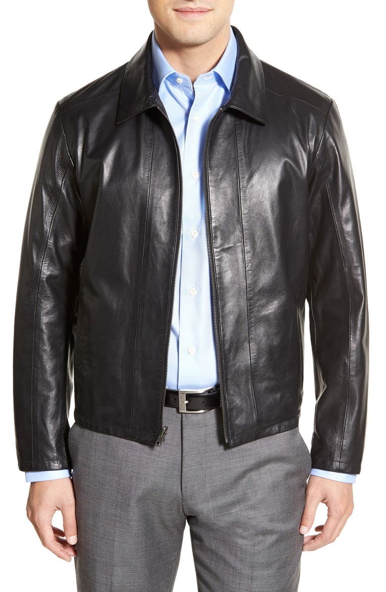 Robert Comstock Reversible Leather Jacket | Nordstrom