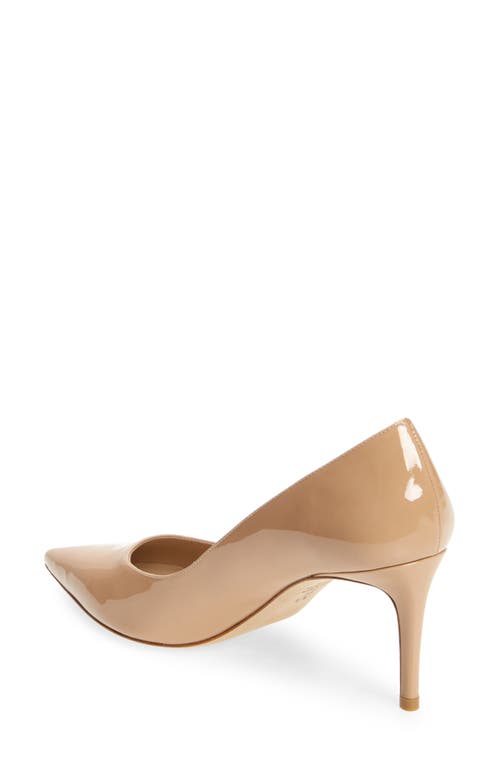 Stuart Weitzman 'stuart Power 75 Pointed Toe Pump In Adobe