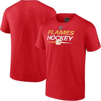 FANATICS Men's Fanatics Branded Red Calgary Flames Authentic Pro Tech T- Shirt