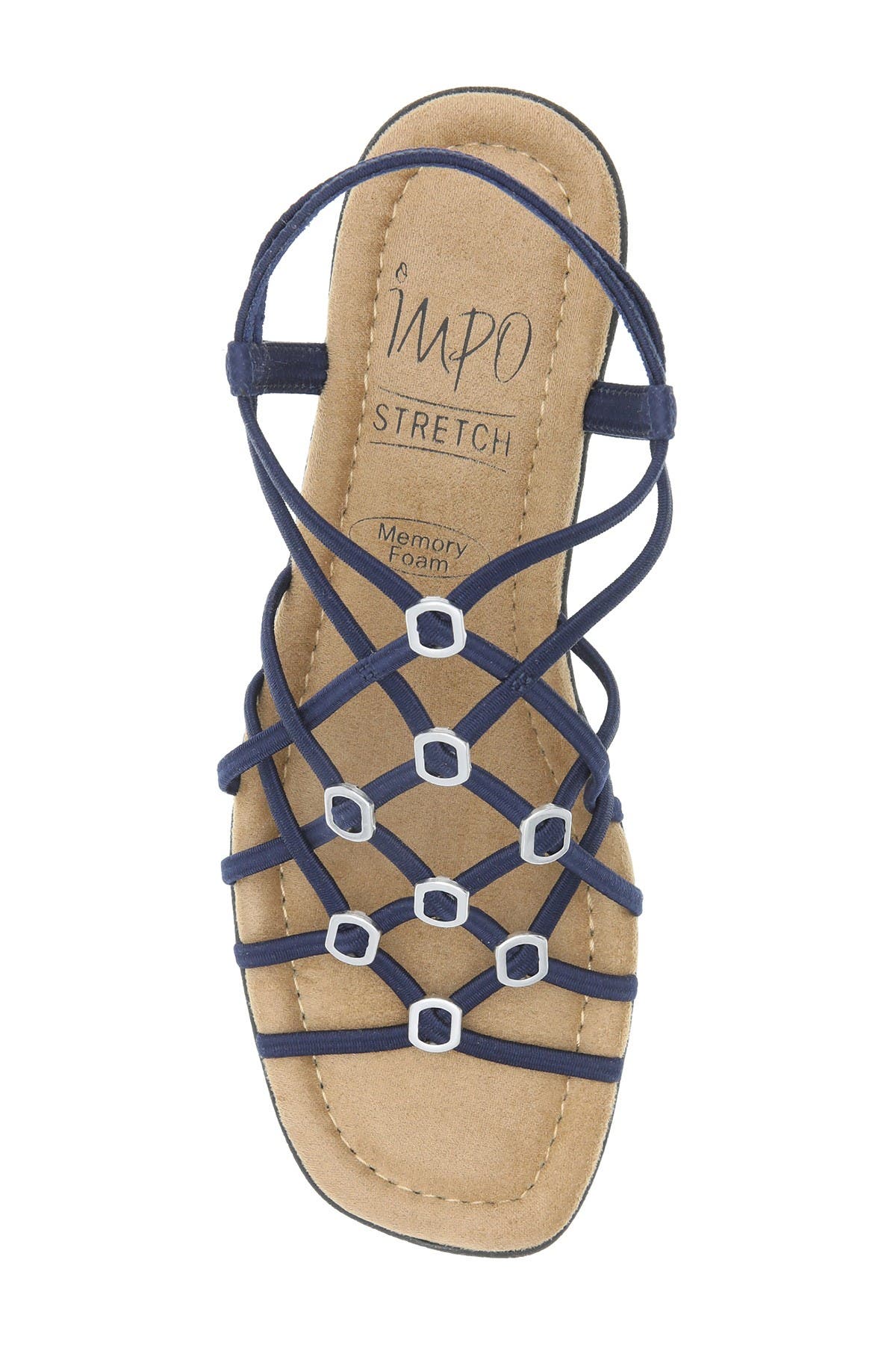Impo Rowley Stretch Detailed Sandal In Bright Blue4