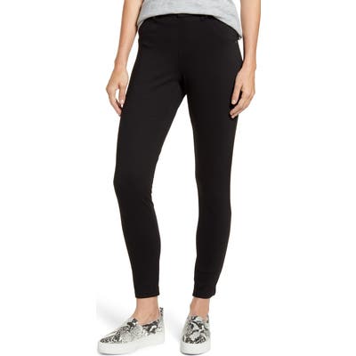 Plus Size Hue Ultrasoft Denim Leggings, Black