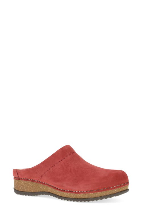 Shop Dansko Mariella Mule In Cayenne Milled Nubuck