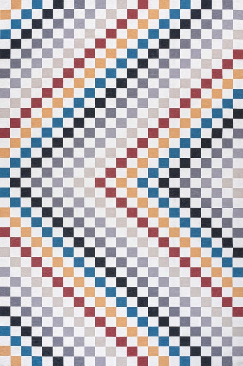 Jonathan Y Ainsley Modern Cottage Checkerboard Washable Area Rug In Multi
