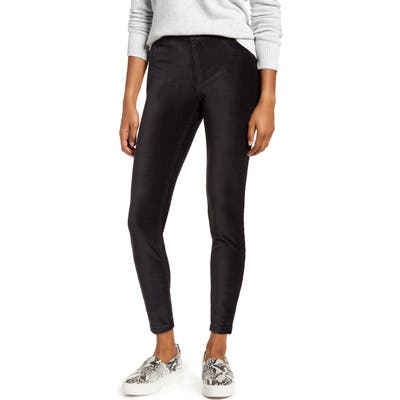 Hue Corduroy Leggings, Black