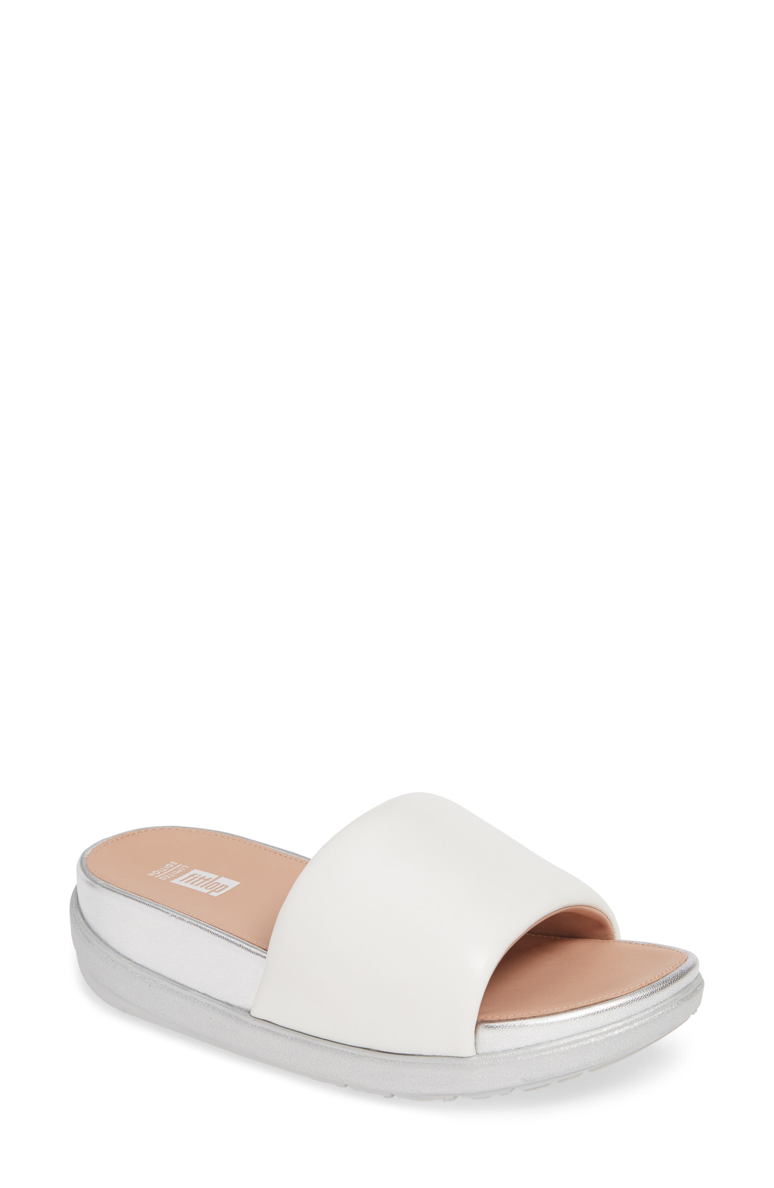 loosh luxe leather slides