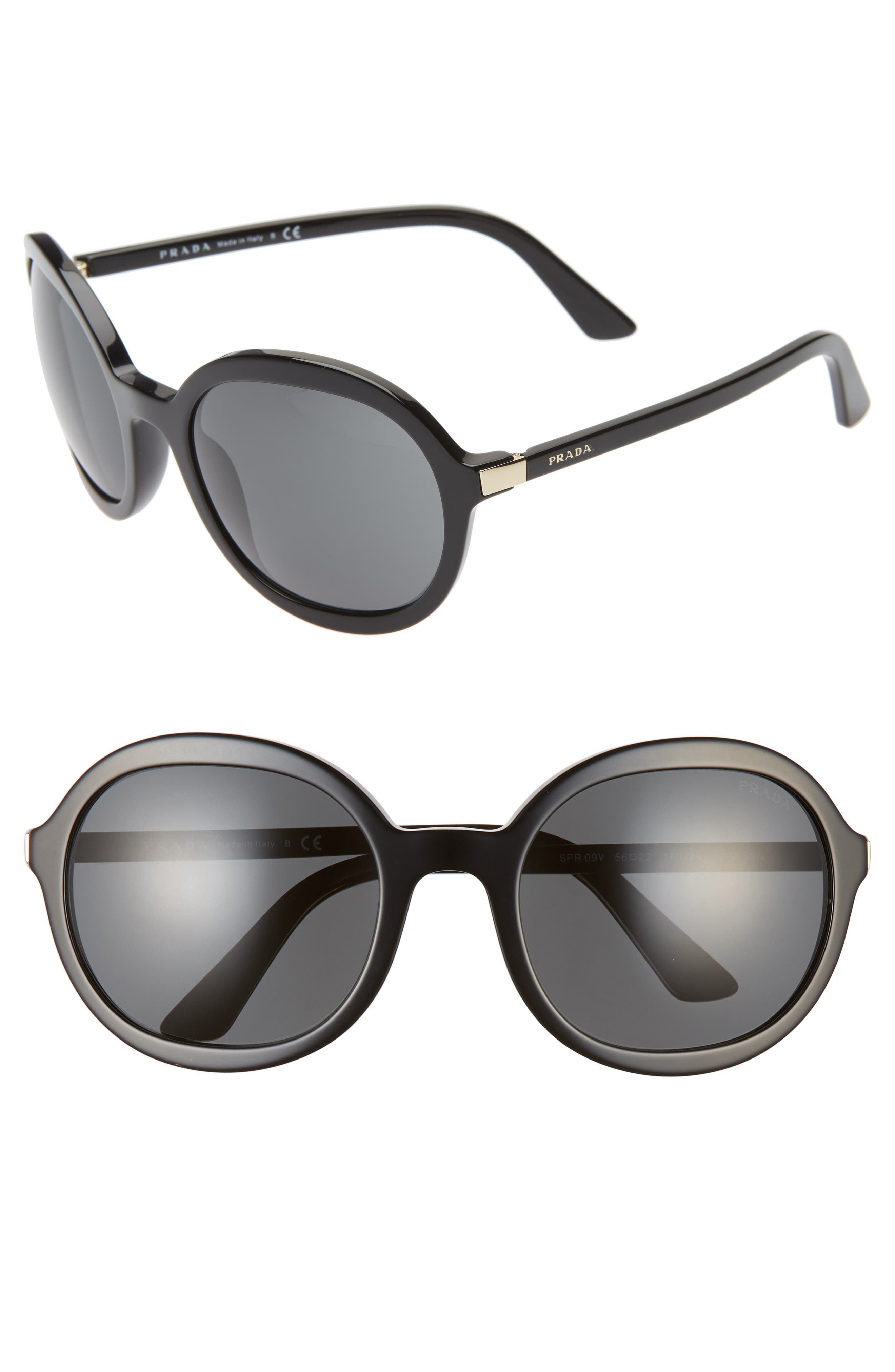 prada 56mm sunglasses
