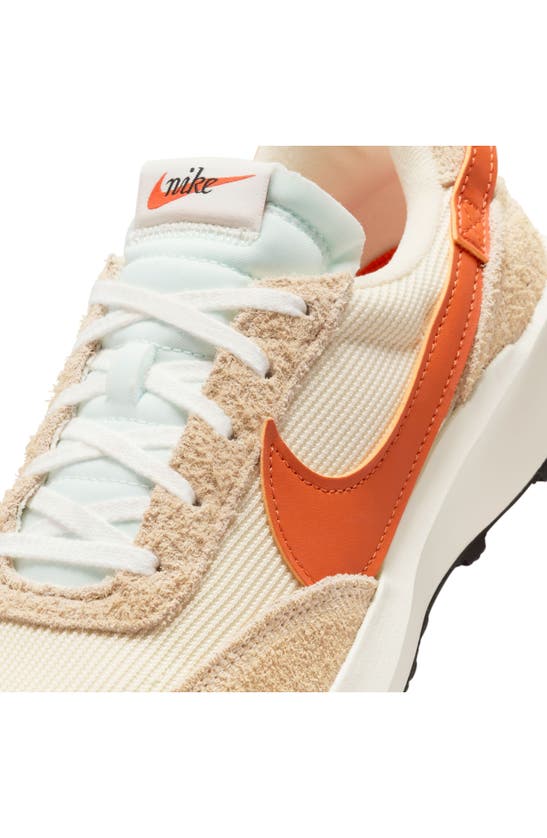 Shop Nike Waffle Debut Vintage Sneaker In Muslin/ Orange/ Coconut