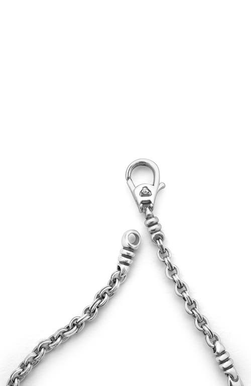 Lagos Anthem Double Link Chain Bracelet In Silver