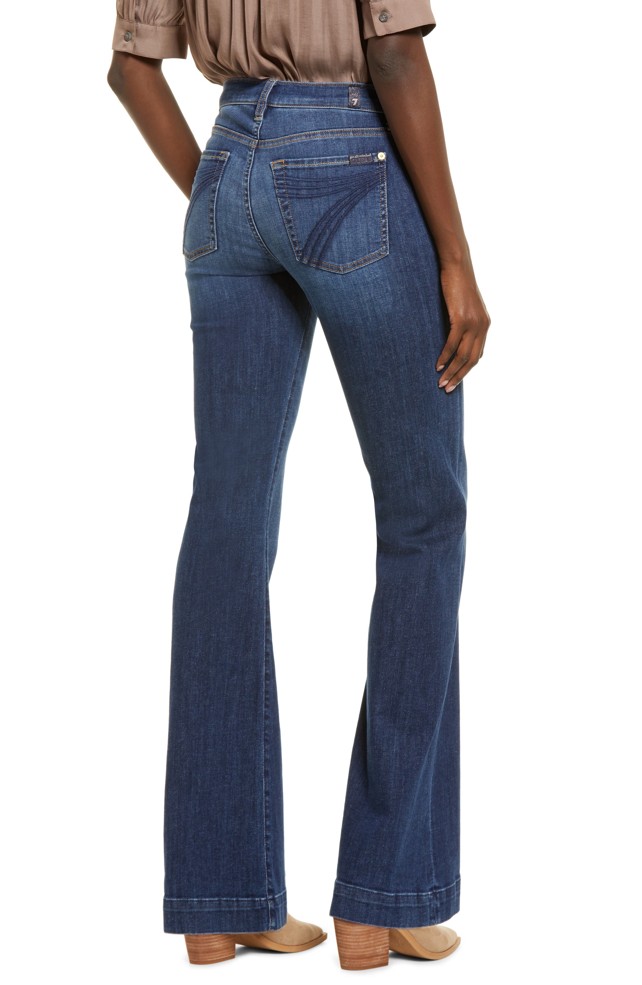 7 for all mankind modern flare leg jeans