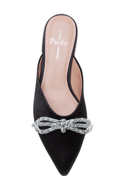Linea Paolo Astrid Pointed Toe Mule In Black