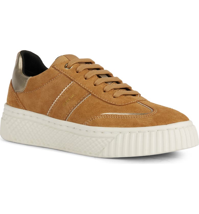 GEOX Licena Platform Sneaker, Main, color, CAMEL/ CHAMPAGNE
