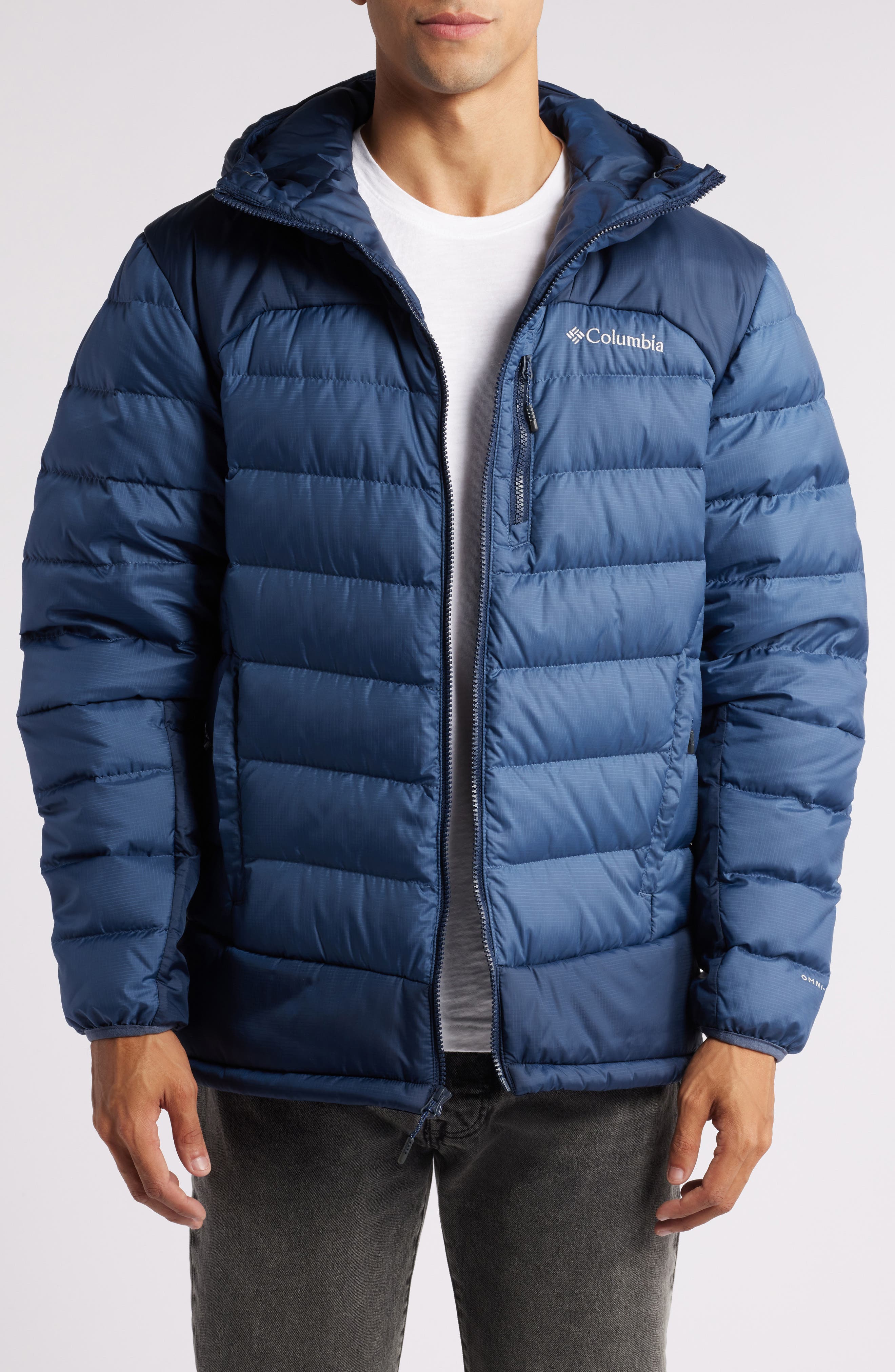 Columbia Autumn Park™ 650 Fill Power Down Jacket in Dark Mountain/Collegiate Navy 