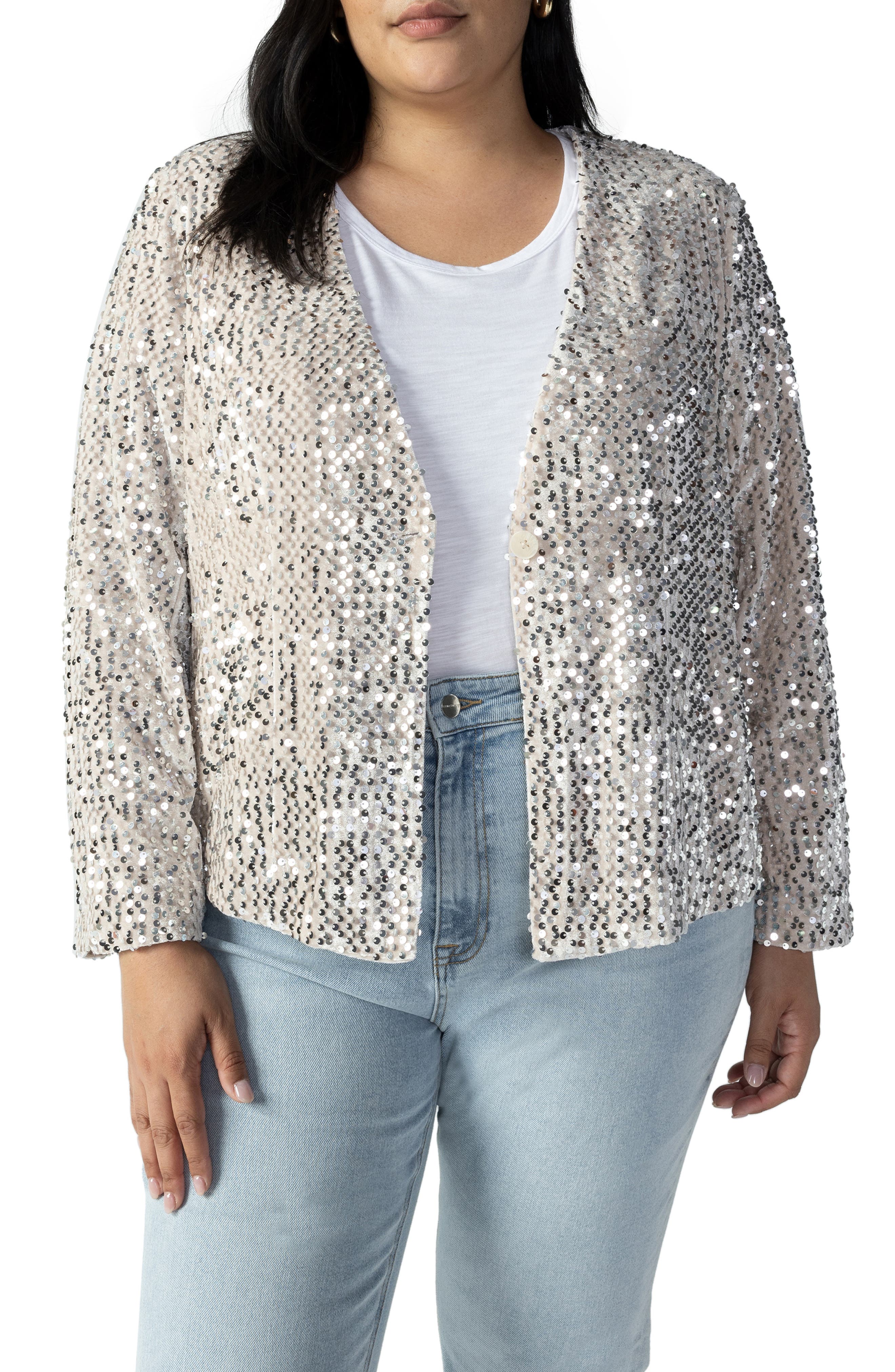 sequin jacket canada