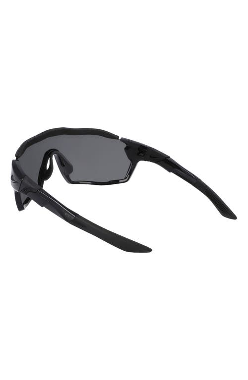 Shop Nike Show X Rush 58mm Shield Sunglasses In Anthracite/silver Flash