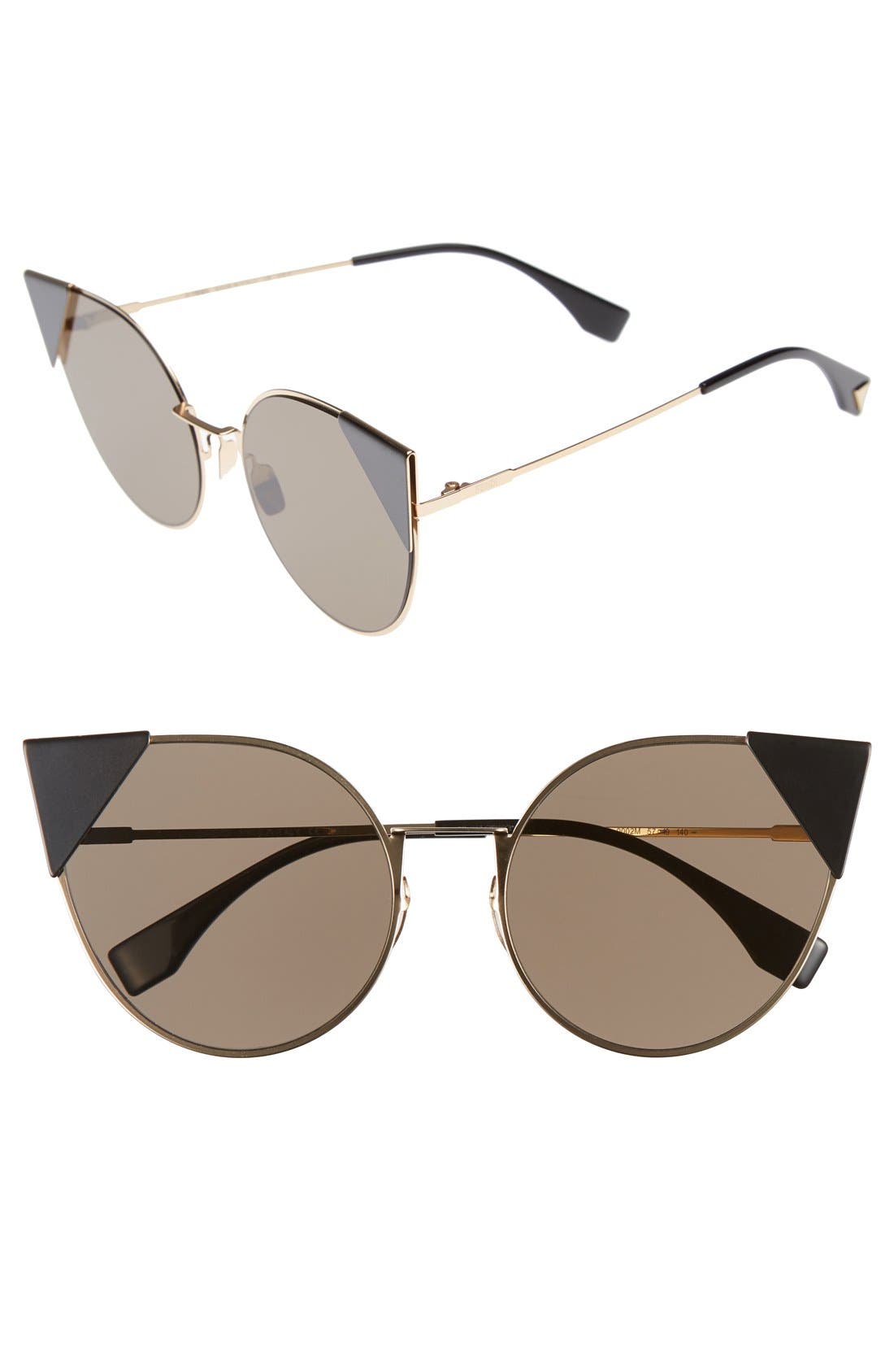 fendi women's cat eye sunglasses