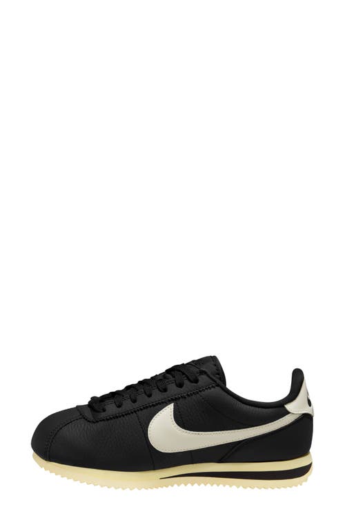 Shop Nike Cortez 23 Premium Sneaker In Black/sail/alabaster