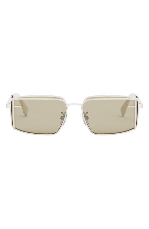 The Fendi First Sight Rectangular Sunglasses