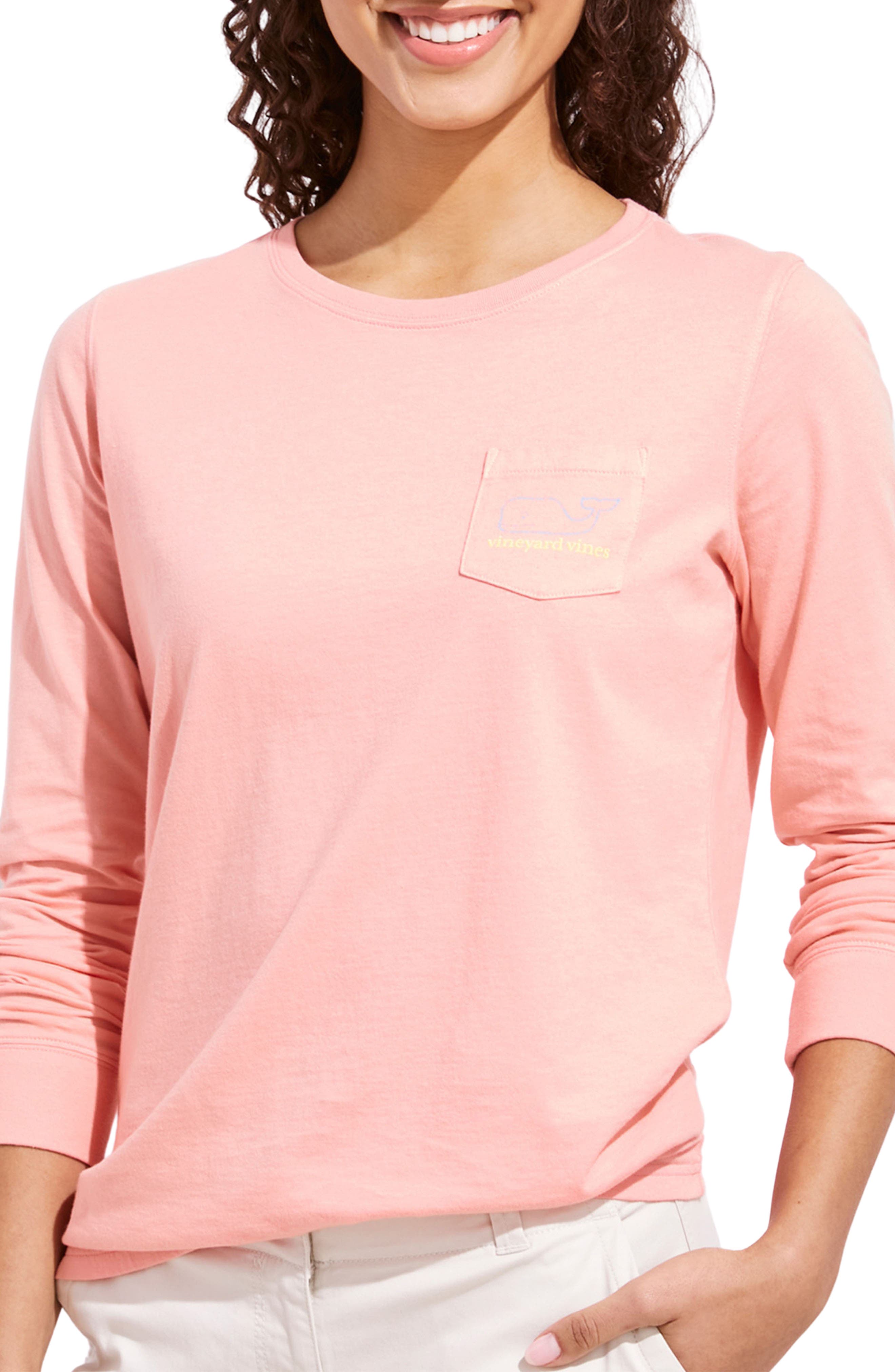 pink vineyard vines long sleeve