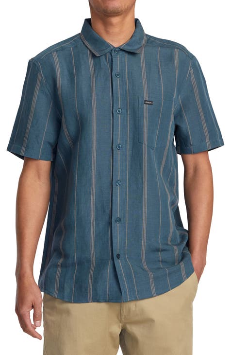 Men's Linen Blend Short Sleeve Shirts | Nordstrom