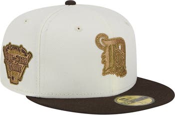 Detroit Tigers 59FIFTY White on Gray WS Fitted Cap by Vintage Detroit Collection