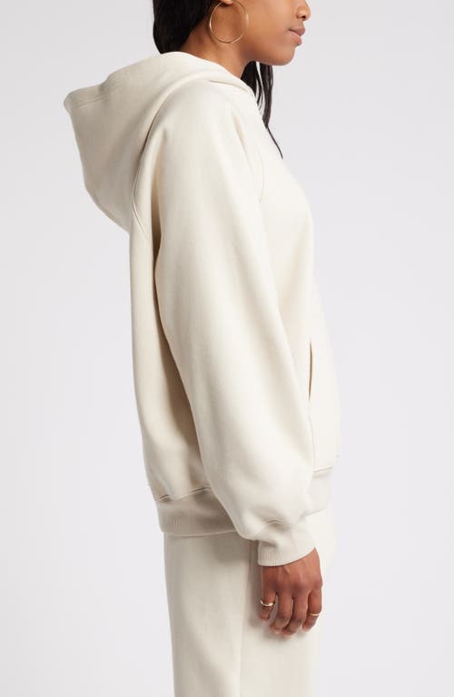 Shop Bp. Fleece Detail Oversize Raglan Hoodie In Beige Oatmeal Light Heather