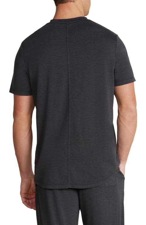 Barefoot Dreams Malibu Collection® Pigment Wash Lounge T-shirt In Black