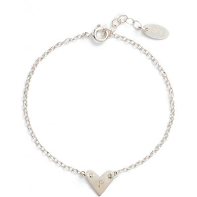 Nashelle Initial Heart Bracelet