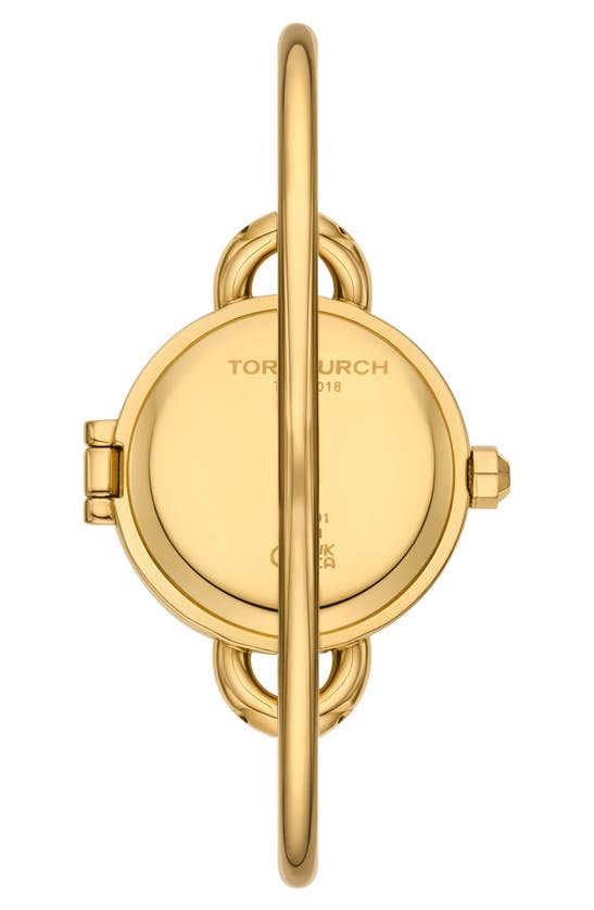 Shop Tory Burch The Mille Bangle Watch Set, 27mm In Gold