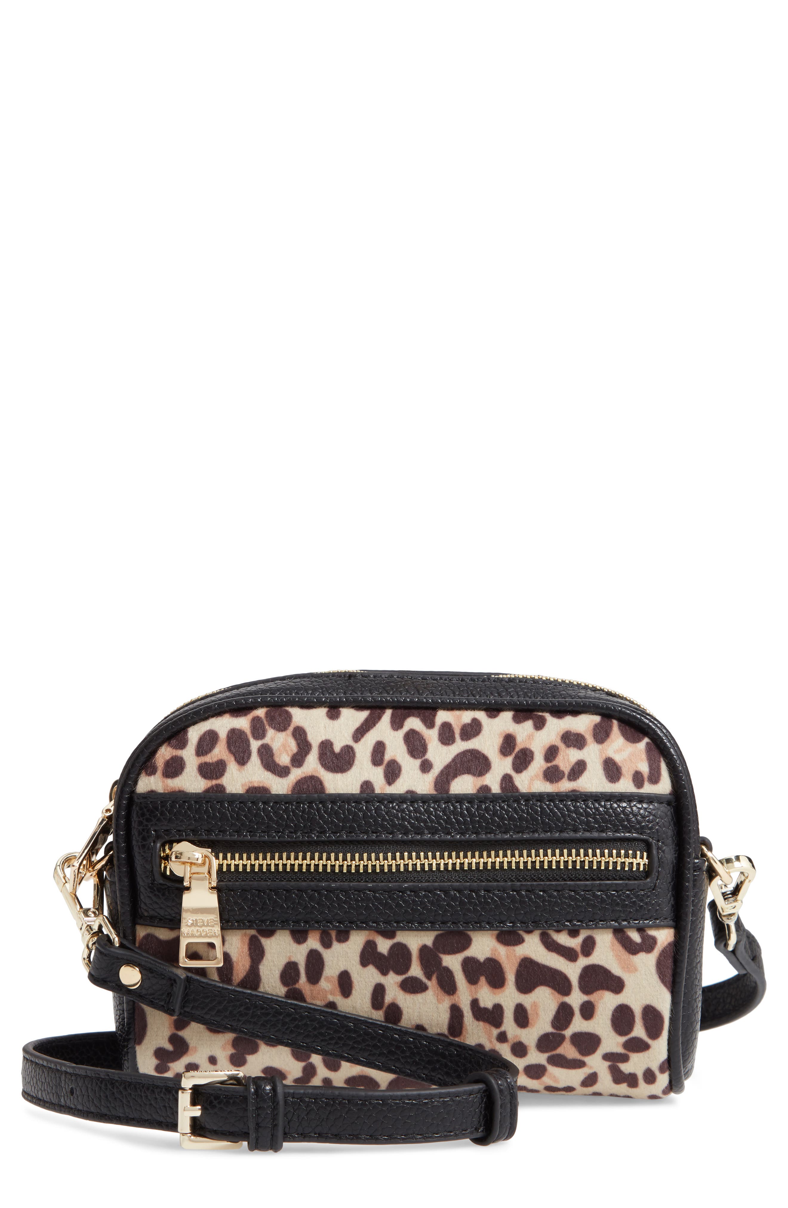 steve madden leopard print purse