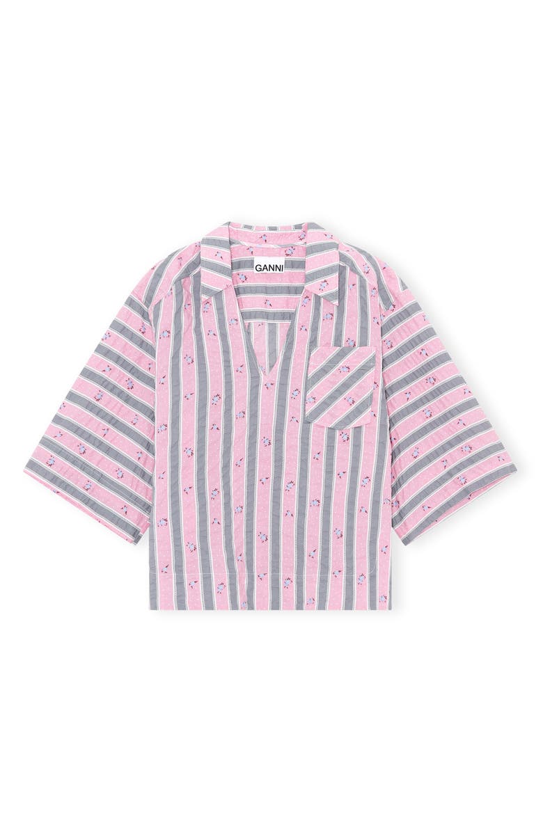 Ganni Oversize Cotton Seersucker Shirt Nordstrom Ganni Oversize Cotton Seersucker Shirt Nordstrom