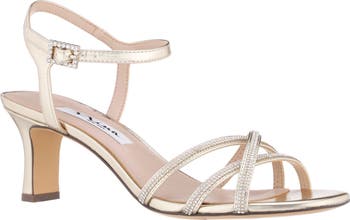 Bobby Embellished Ankle Strap Sandal