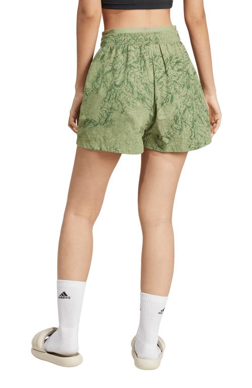 Shop Adidas Originals Adidas City Escape Shorts In Tent Green