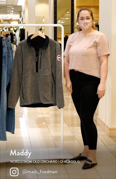 canada goose half zip