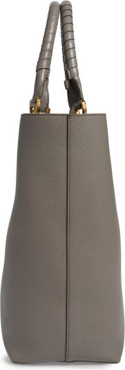 Chloé Large Marcie Grained Calfskin Leather Tote