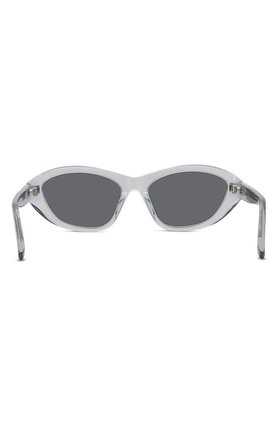 Shop Givenchy Gv Day 55mm Cat Eye Sunglasses In Grey / Smoke Mirror