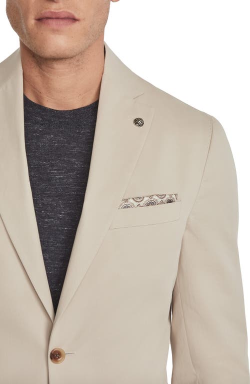 Shop Jack Victor Irving Solid Tan Cotton & Cashmere Suit