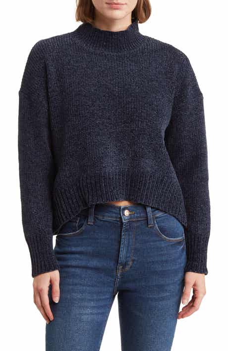 Erin London Solid Blue Turtleneck Sweater Size XL - 76% off